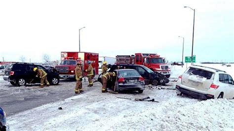 Ottawa Fire Services says no one was hurt in a vehicle fire on Highway 416 Saturday. . Accident on perimeter highway  winnipeg today